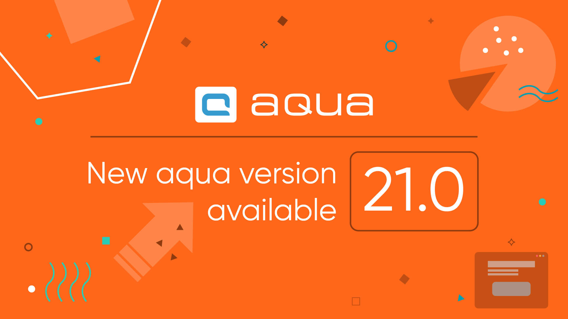 New aqua version 21.0 available