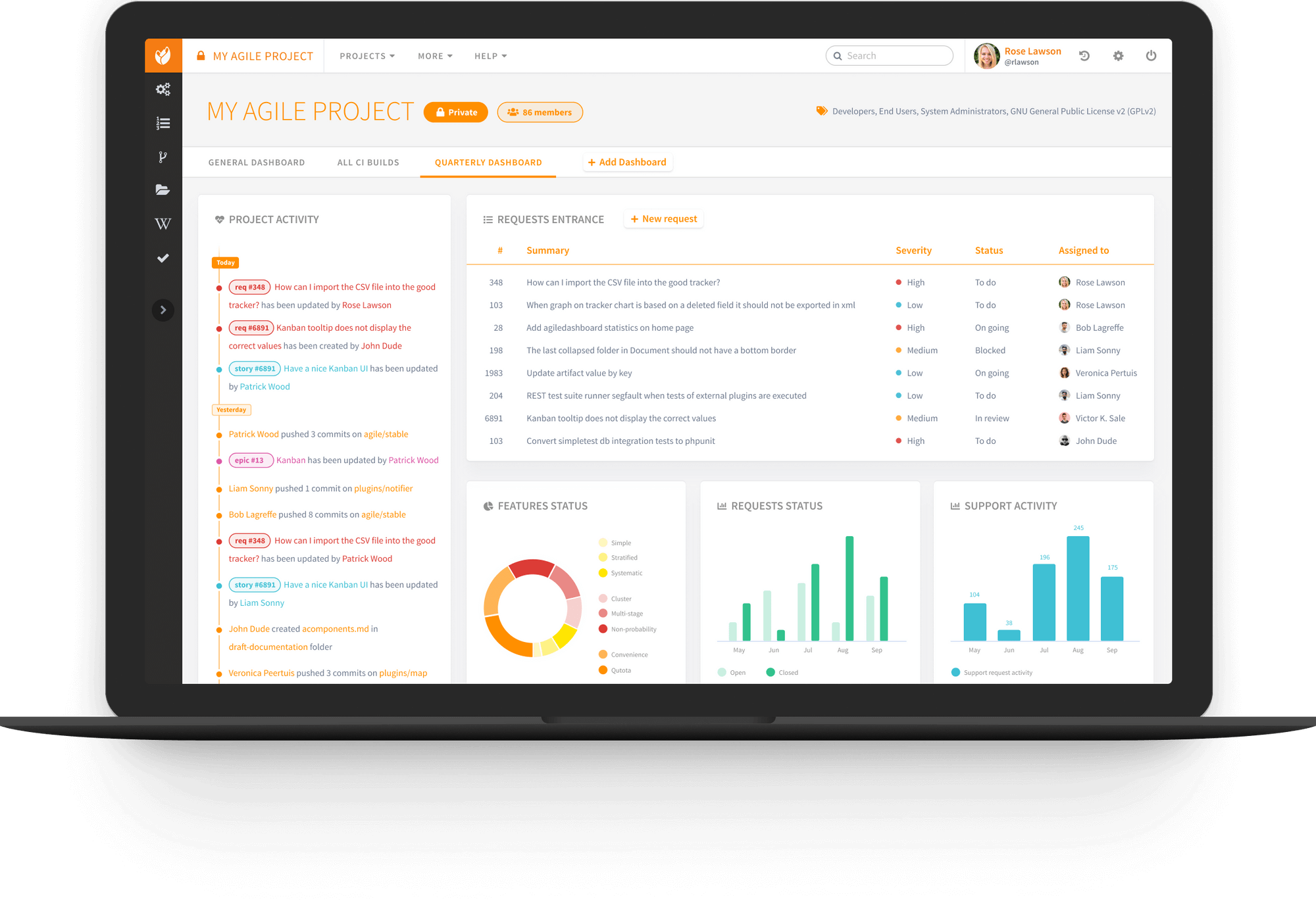 Tuleap test management solution