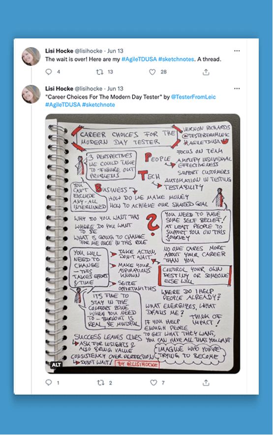 Handwritten notes for QA