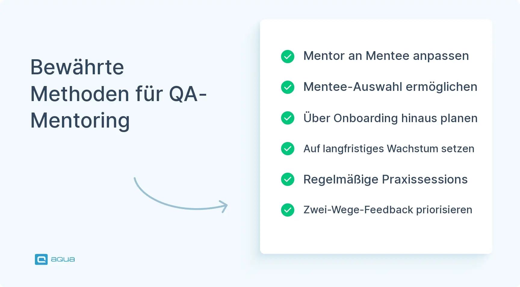 bewhrte methoden fr qa mentoring