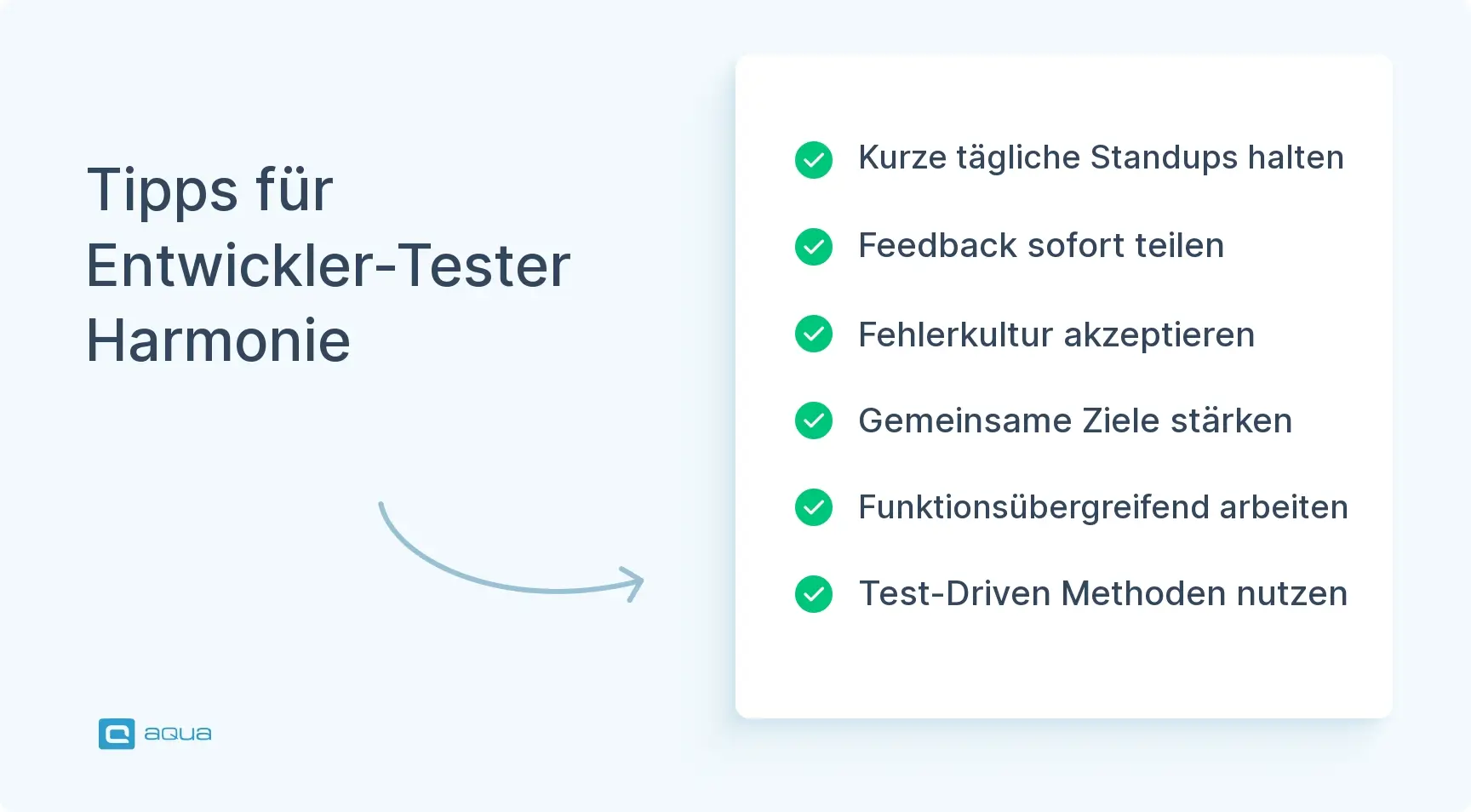 Entwickler-tester harmonie