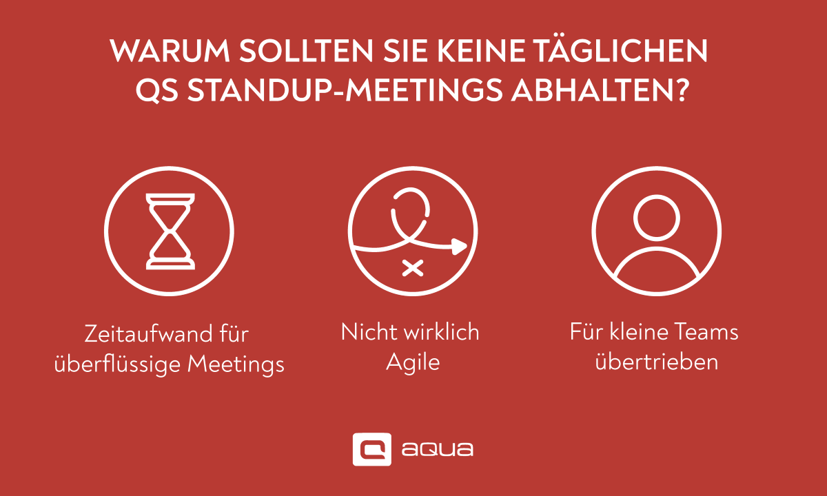 Argumente gegen Standup-Meetings im QS-Team