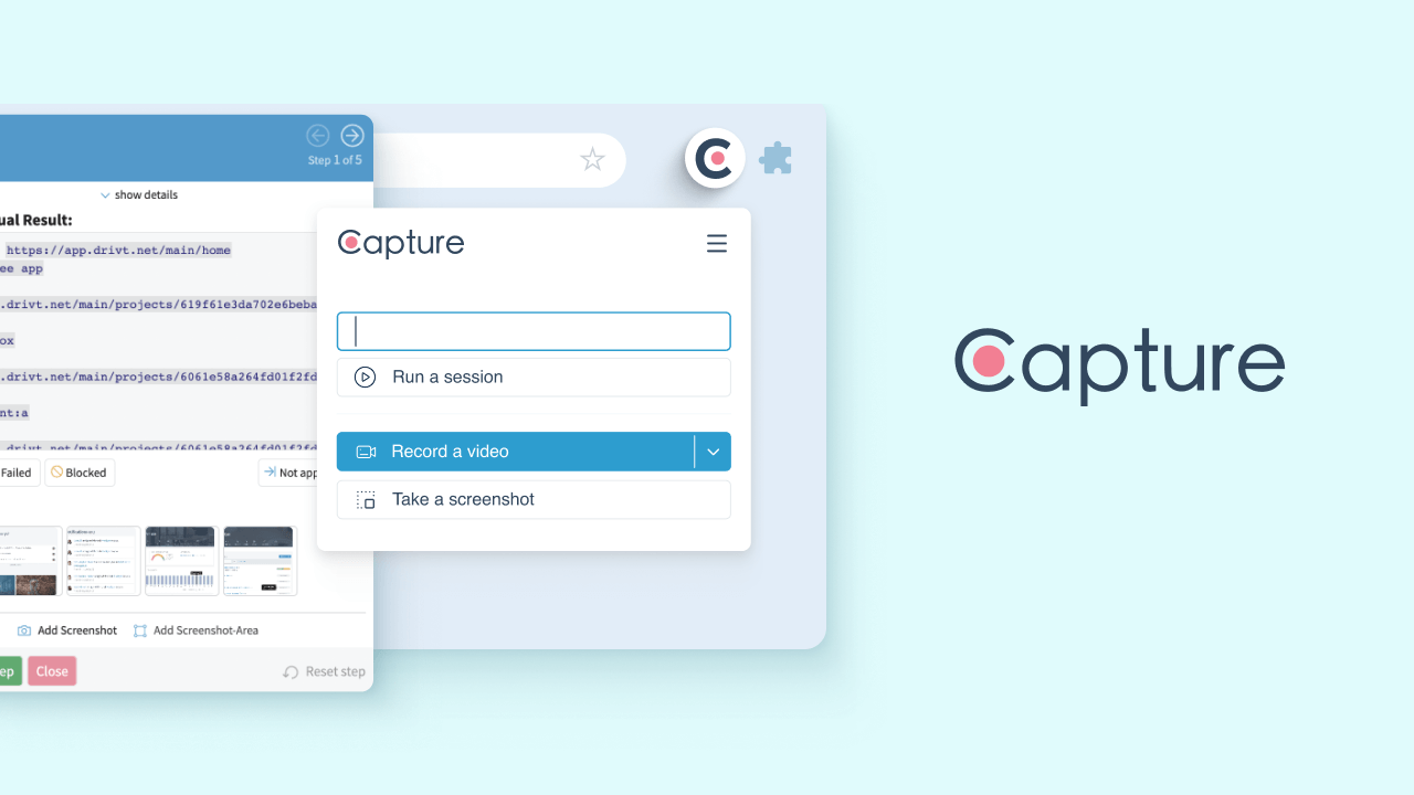 Bug Reporting Chrome Extension Capture by aqua cloud