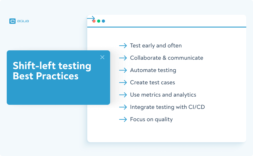 Best Shift-left testing practices