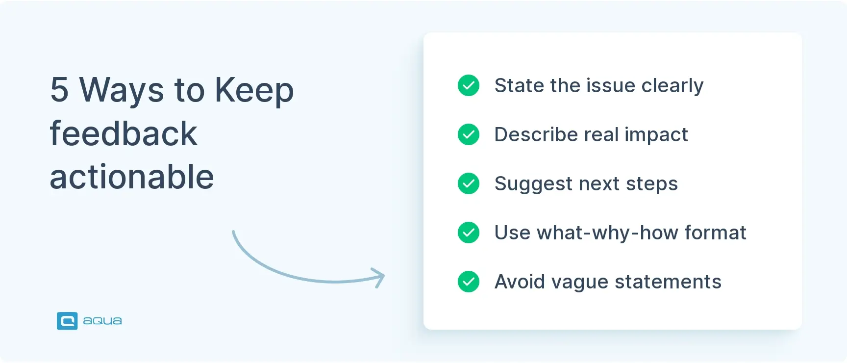 5 ways to keep feedback actionable