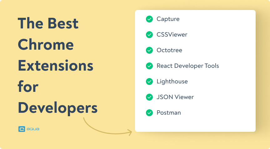 Google chrome extensions for developers