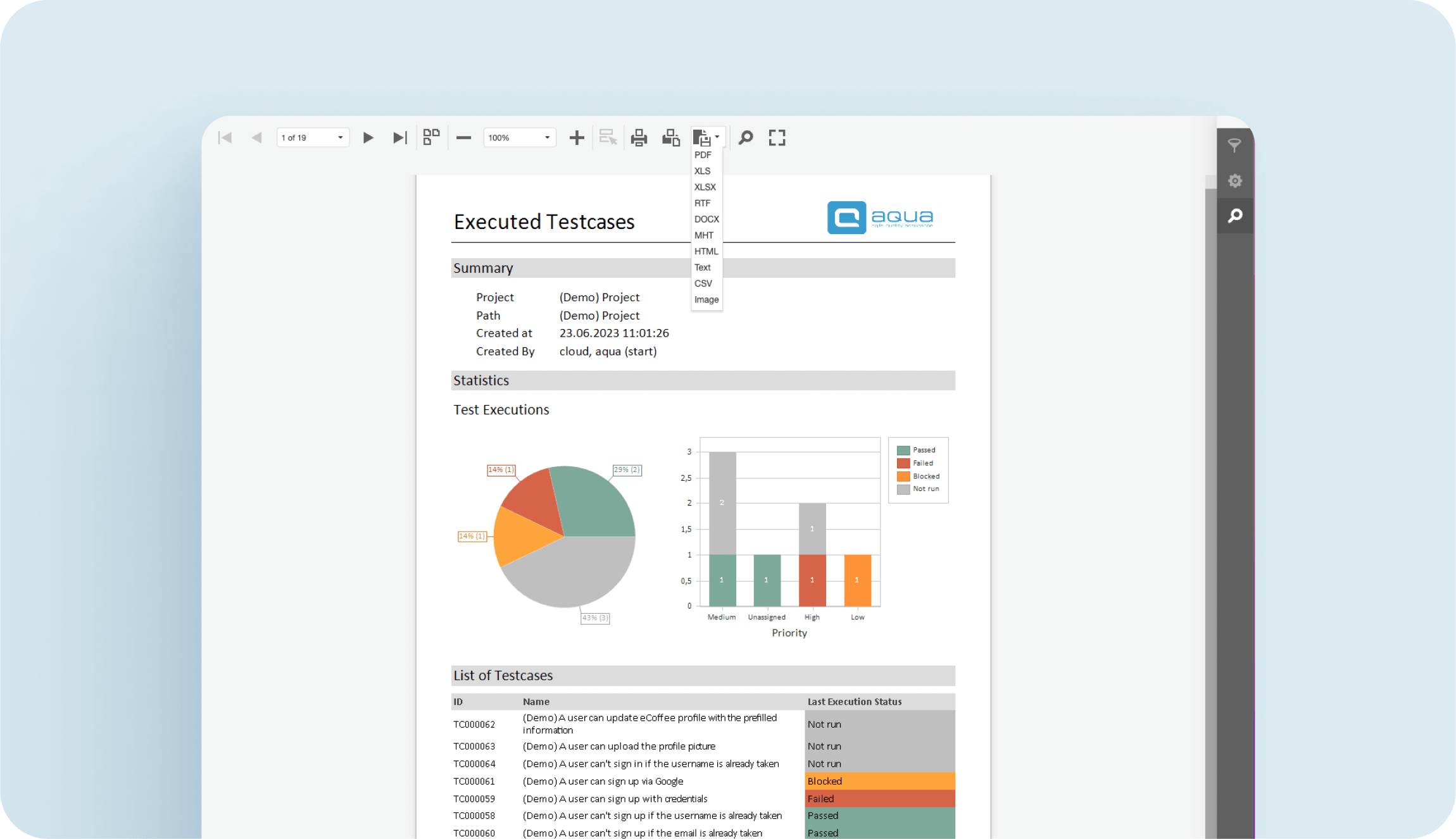 Track long-term success via advanced reports