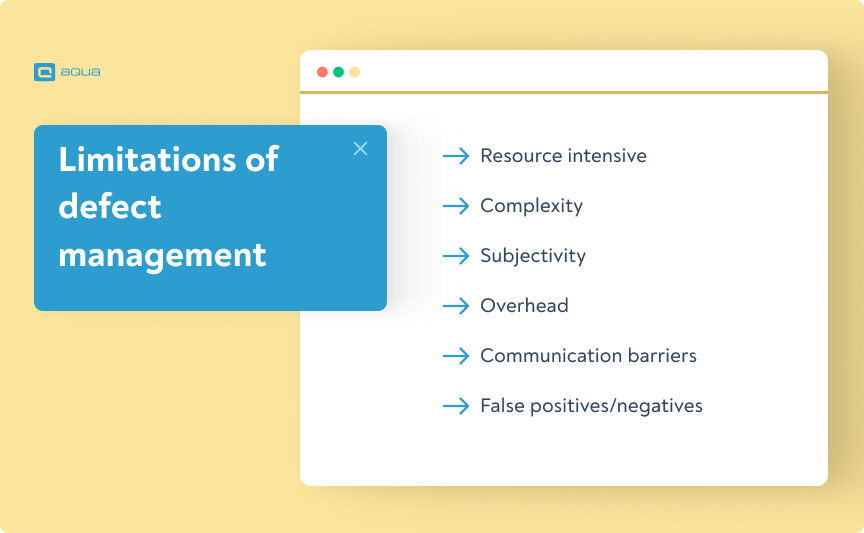 limitations of defect management