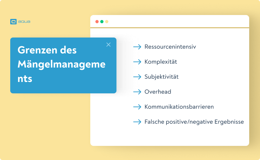 Grenzen des Mängelmanagements