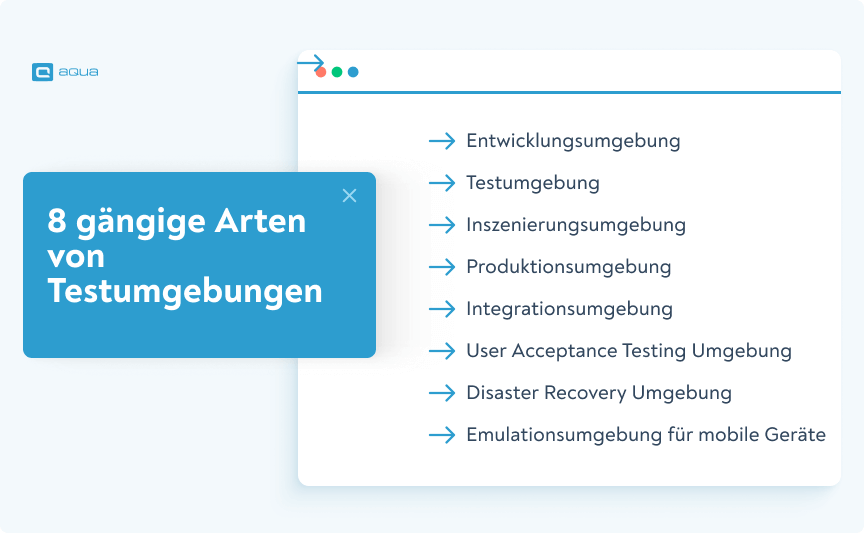 8 gängige Arten von Testumgebungen