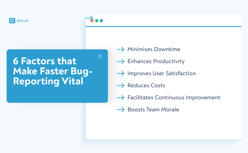 6 factors that make faster bug reporting important