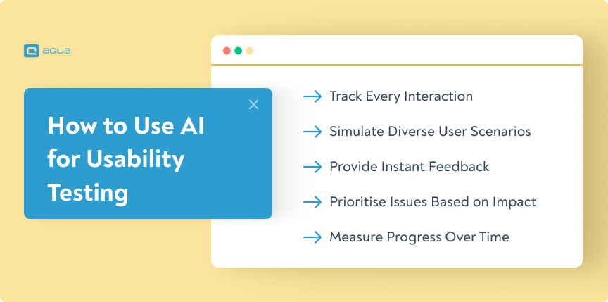 How to insert AI into usability testing