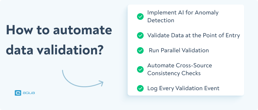 How to automate data validation