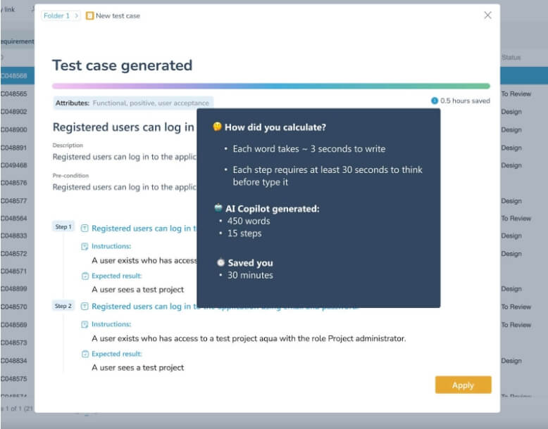 AI test case generator