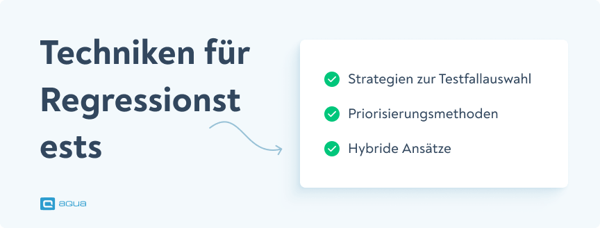 Techniken für Regressionstests
