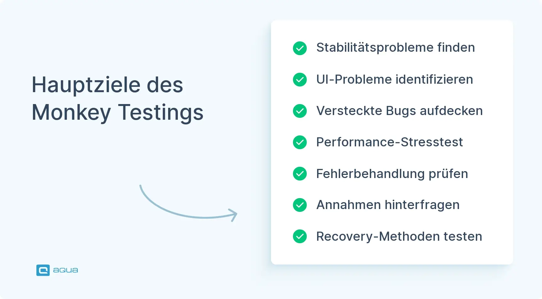 hauptziele des monkey testing