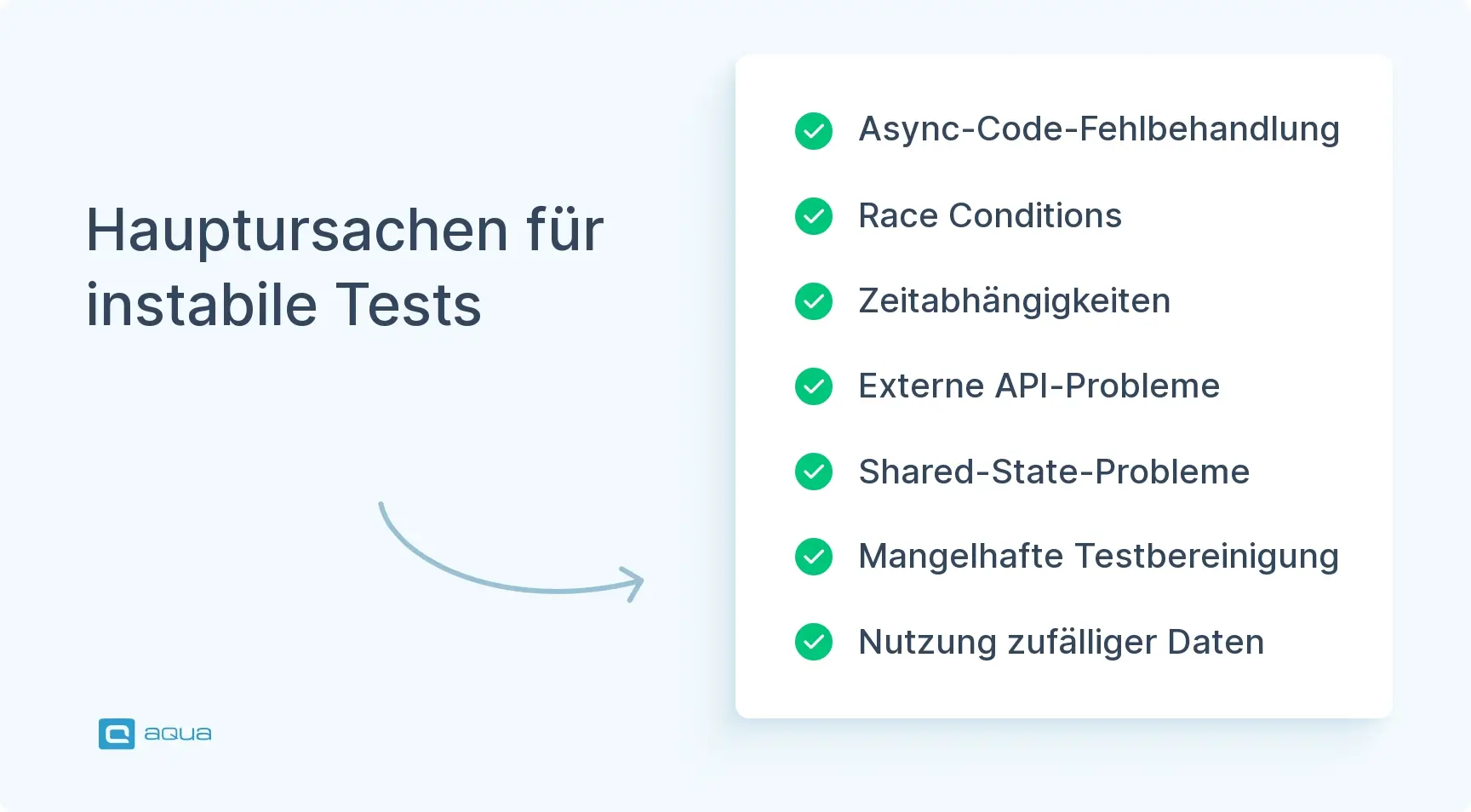 Hauptursachen für instabile Tests